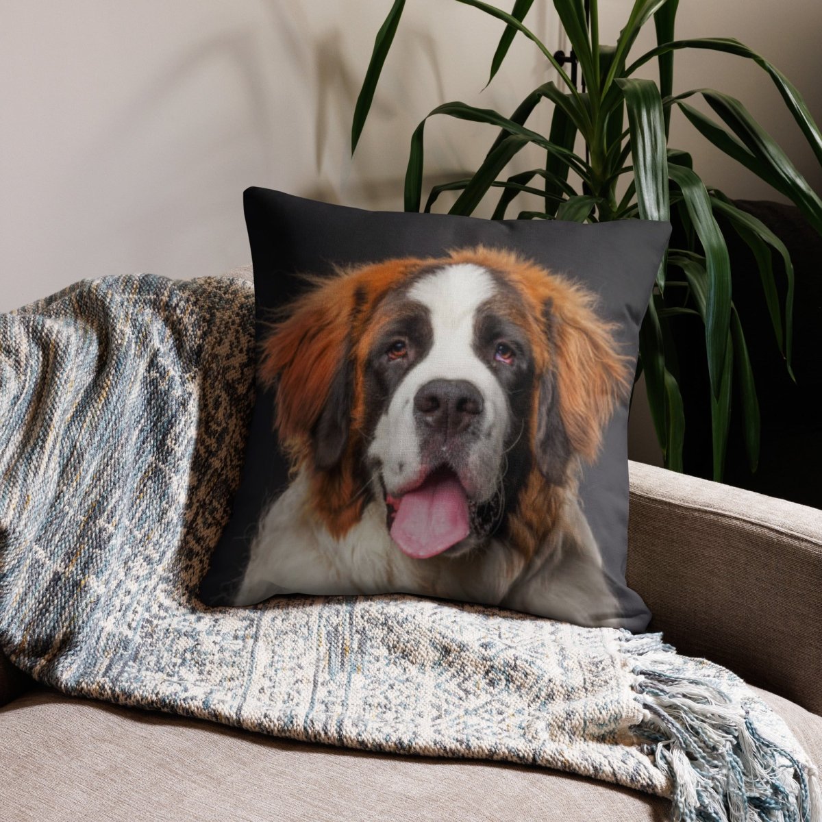 Custom Pet Pillow - Printed with Your Pet's Photo - neleti