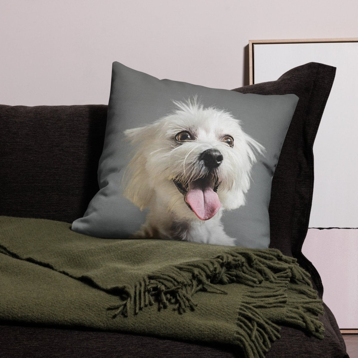 Custom Pet Pillow - Printed with Your Pet's Photo - neleti