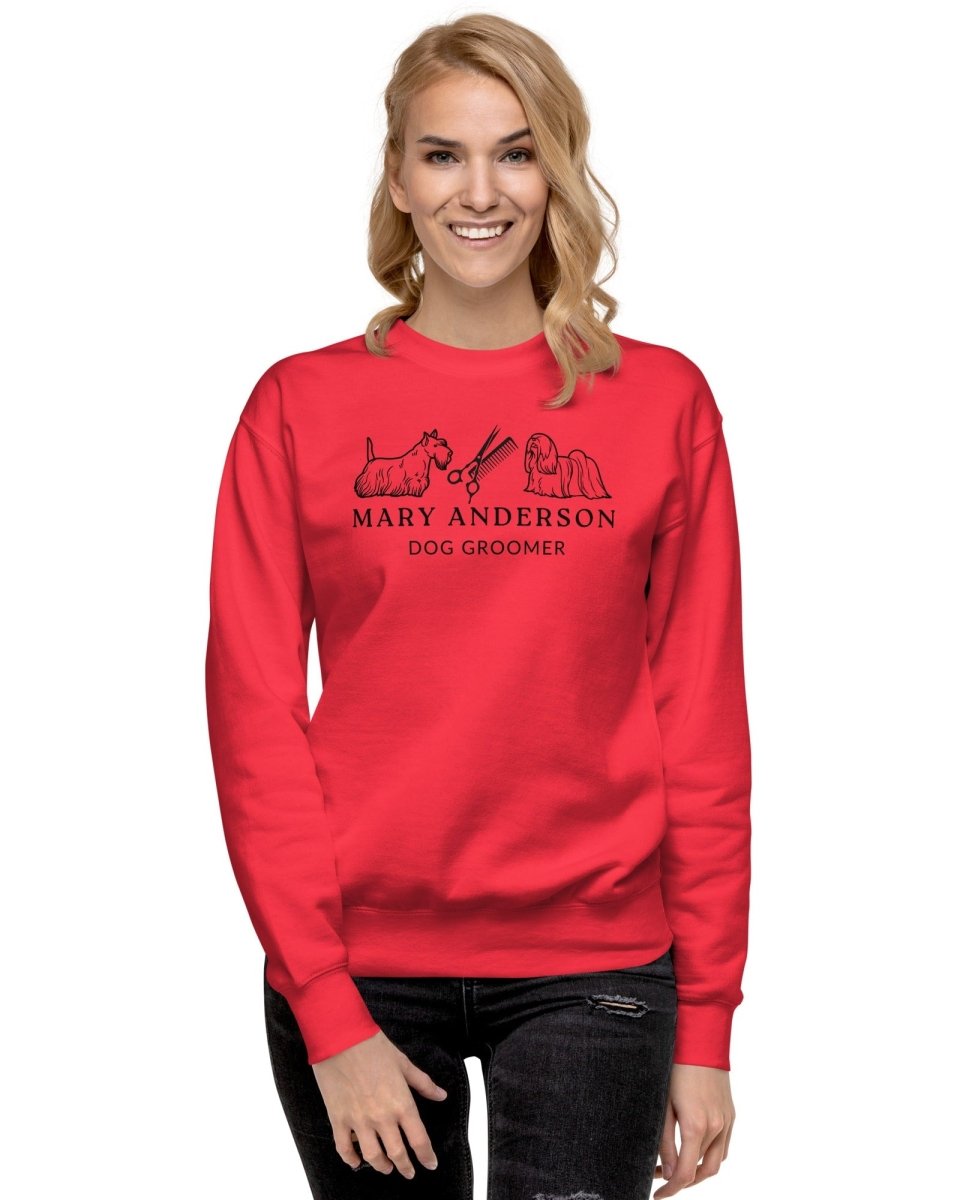 Custom Sweatshirt for Dog Groomer - neleti