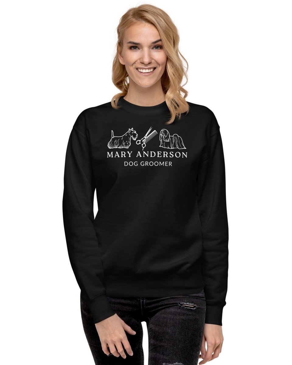 Custom Sweatshirt for Dog Groomer - neleti