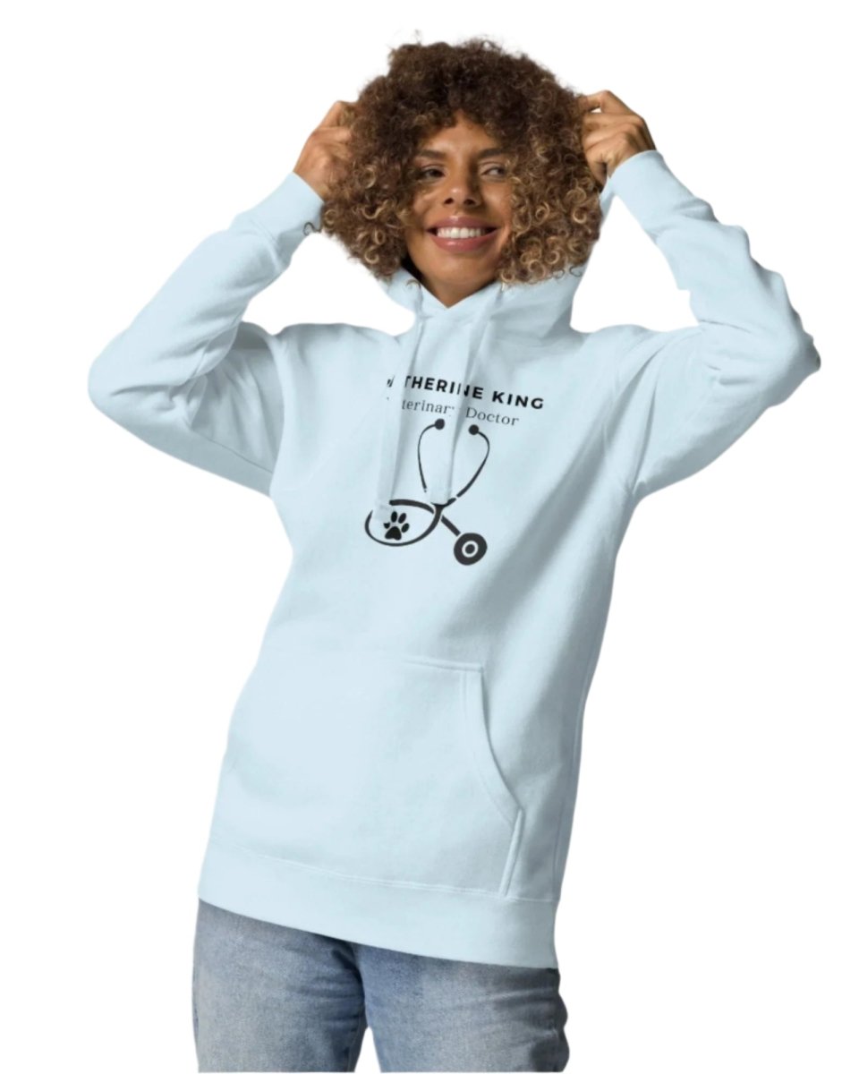 Custom Veterinarian Hoodie - neleti