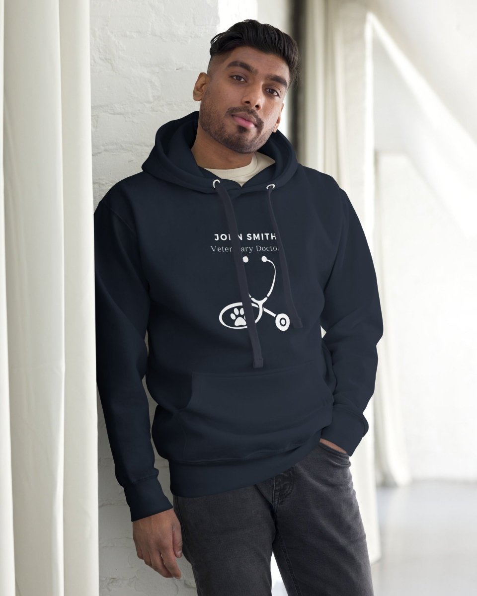 Custom Veterinarian Hoodie - neleti