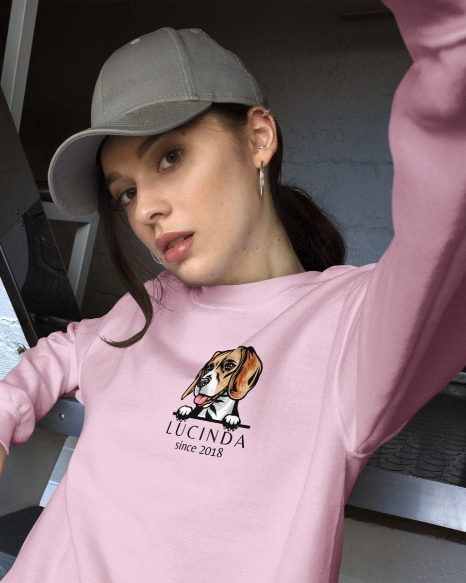 Dog Parent Sweatshirt - Custom 100+ Breeds - neleti