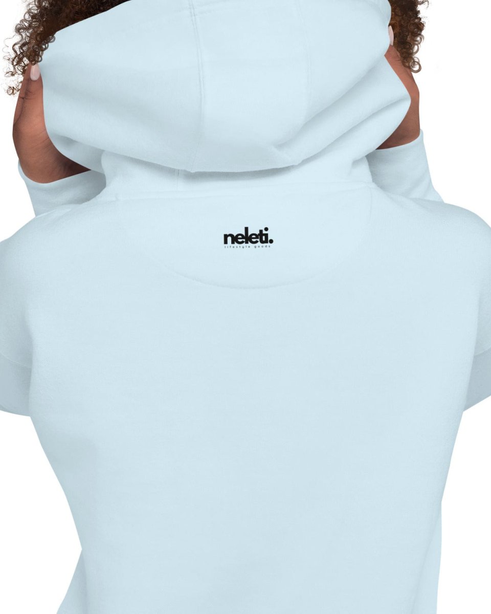 'LIFE WITH DOGS' Premium Hoodie - Dog Parent Sweatshirt with Paw Print Design - neleti