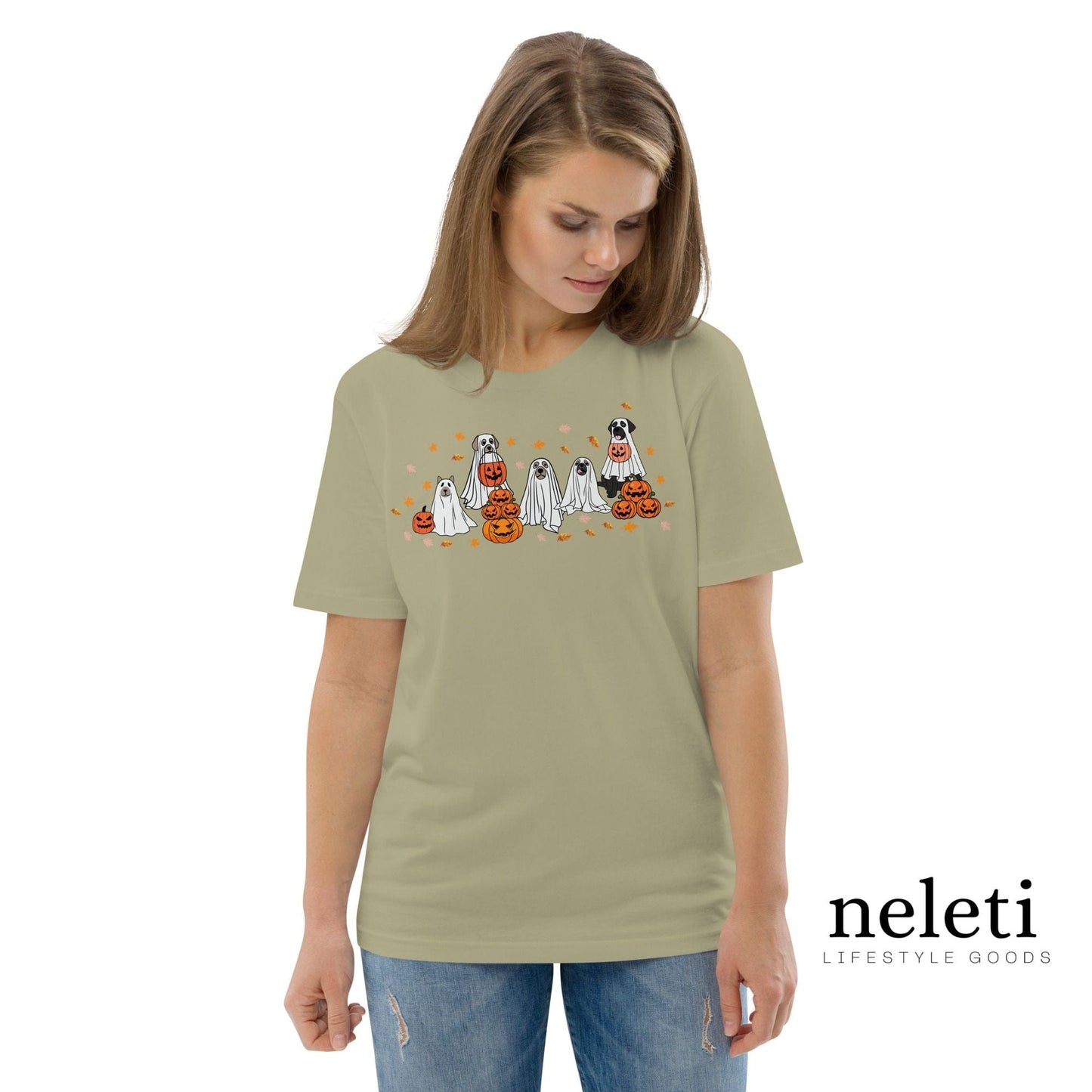 neleti.com-haloween-olive-shirt-for-dog-lovers