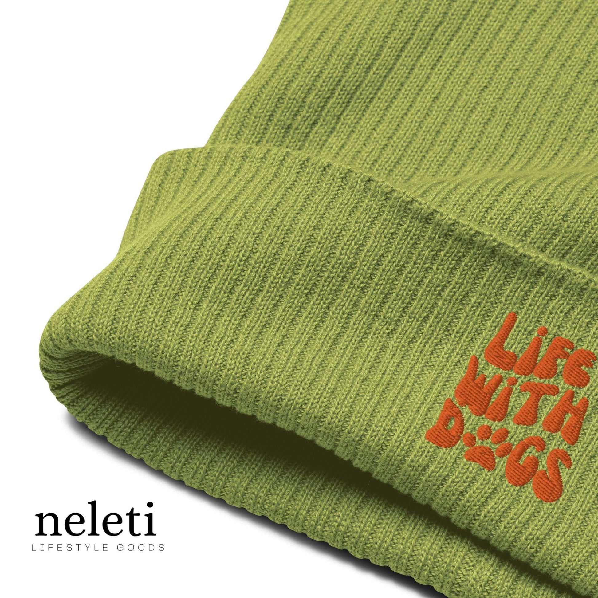 neleti.com-olive-green-beanie-for-dog-lovers