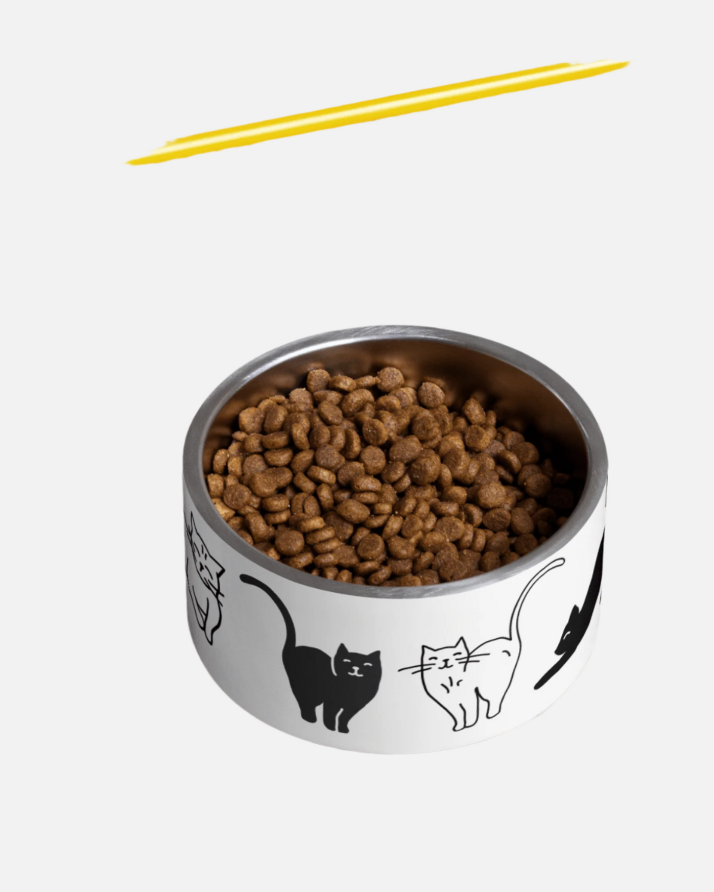 neleti.com-white-insulated-cat-bowl-with-cats-print