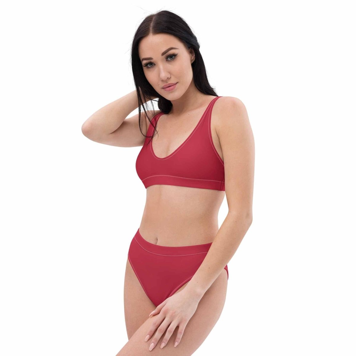 Red Two - Piece Swimsuit for Women at Neleti - neleti