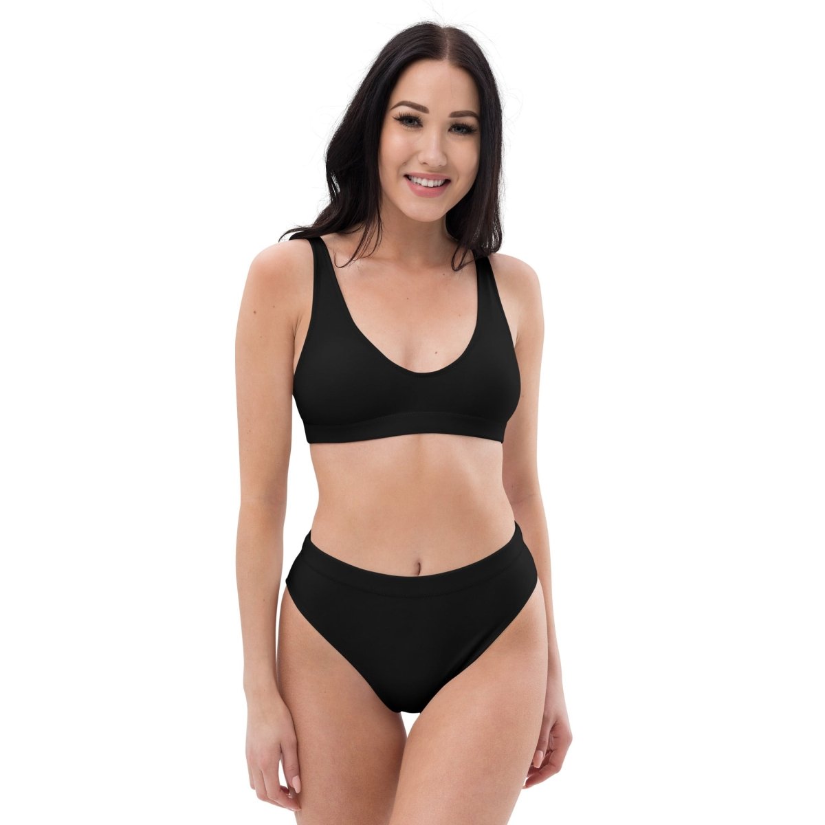 Two Piece Women's Swimsuit in Black Color - neleti