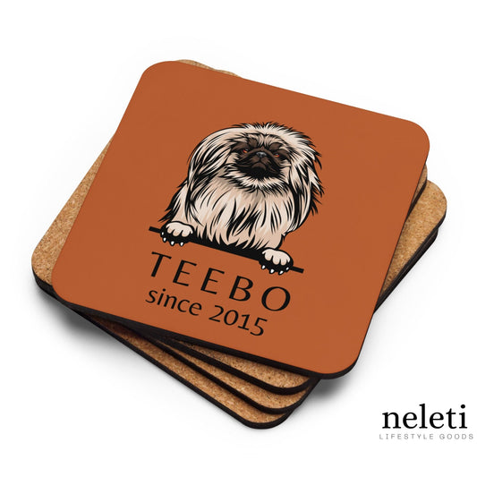 Custom Coasters with Dog Breed Print at Neleti.com