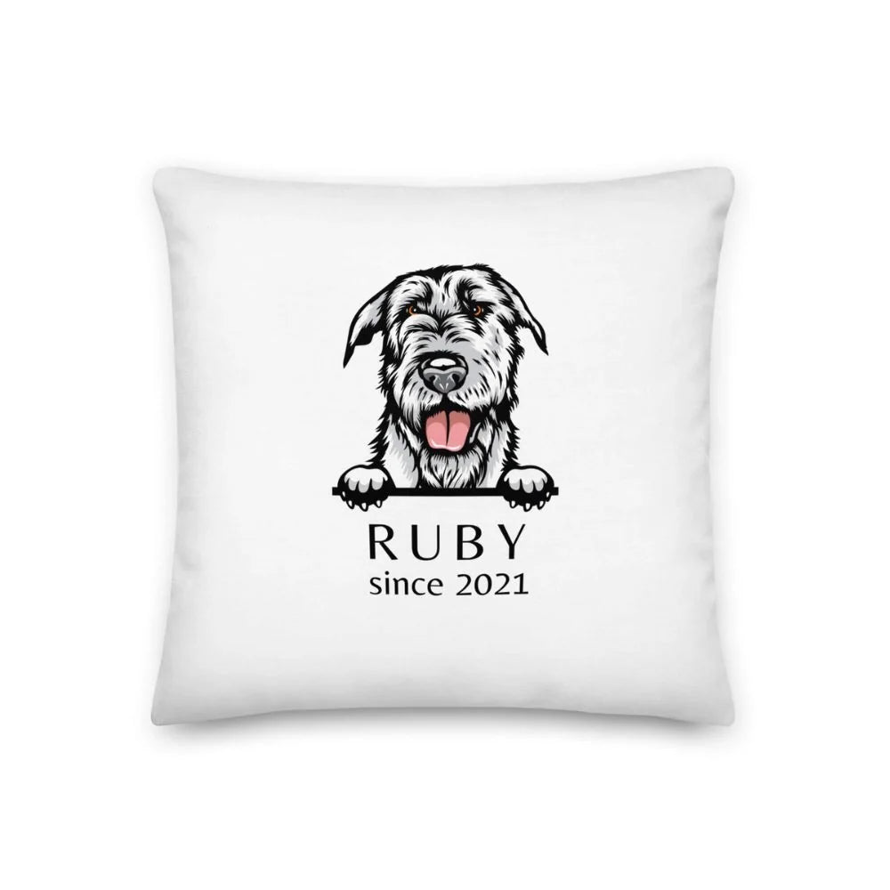 Custom Dog Breed Pillow - Personalized Pet Memorial with Name