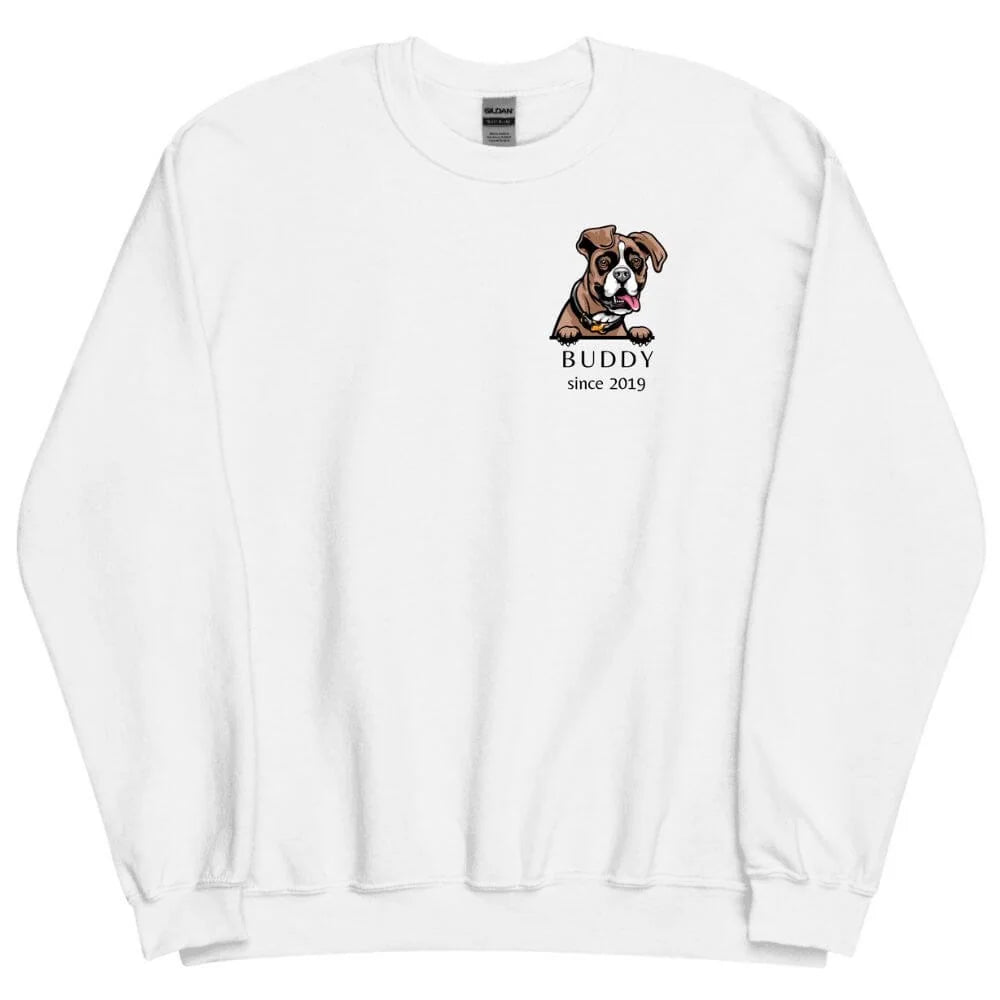 Dog Parent Sweatshirt - Custom Name & Year Design