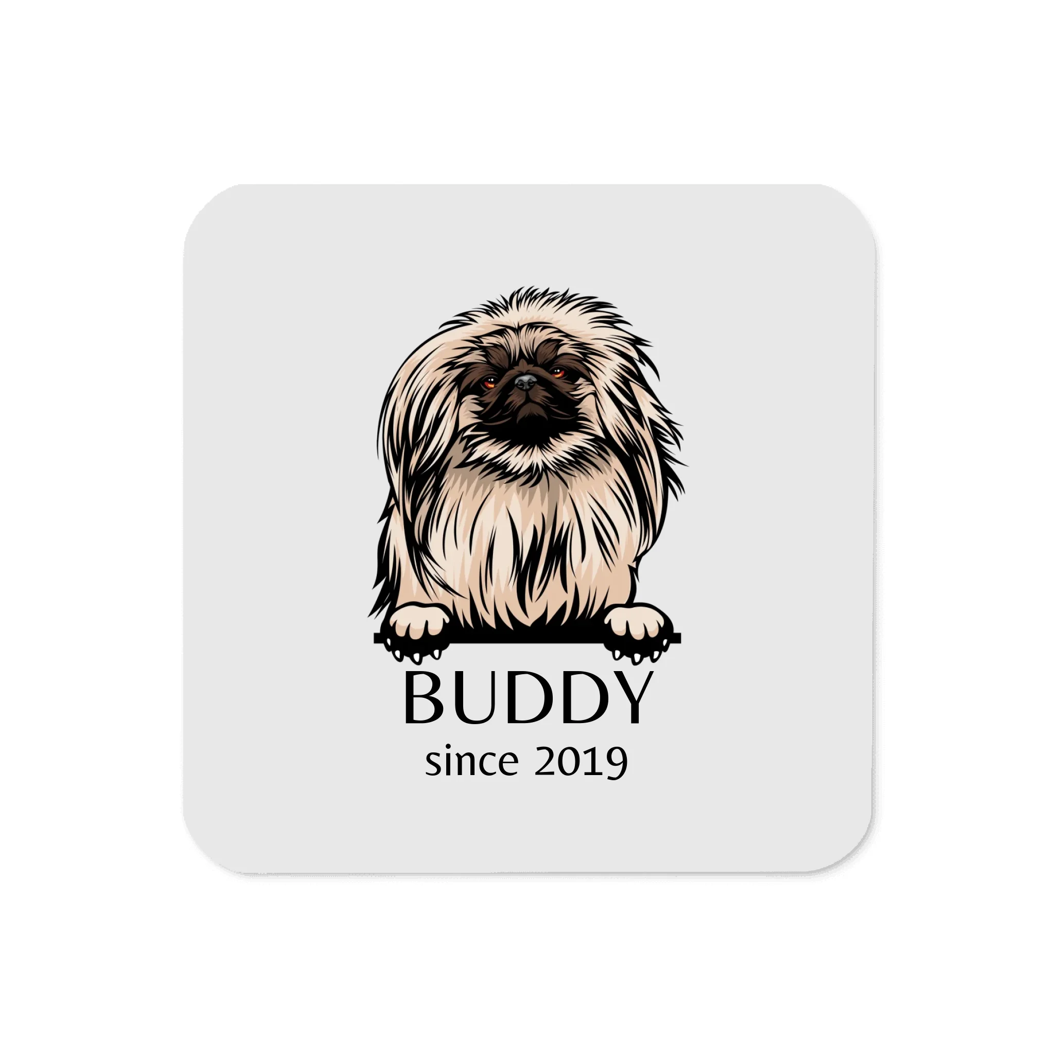 Custom Dog Breed Coasters - Cork 'Home is Where the Tail Wags'