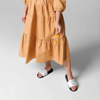 Custom Dog Ears Slides for Dog Moms - Personalized Name & Year Summer Sandals