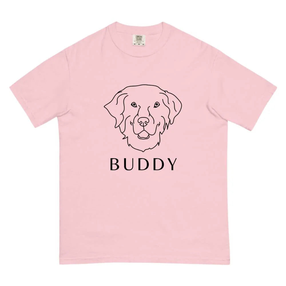 Personalized Dog Face Shirt - Custom Name