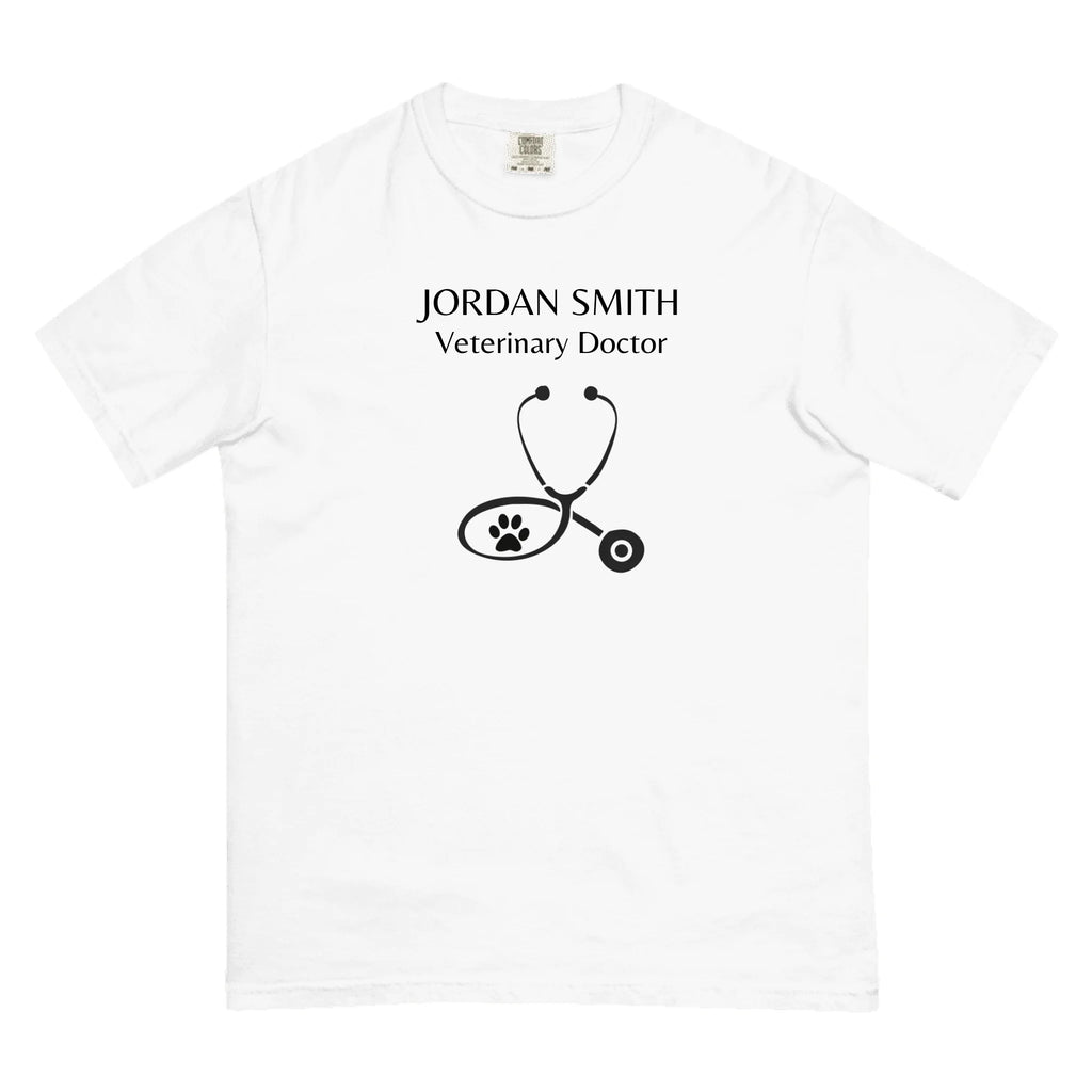 Personalized Veterinarian Shirt - Custom Name Profession Design