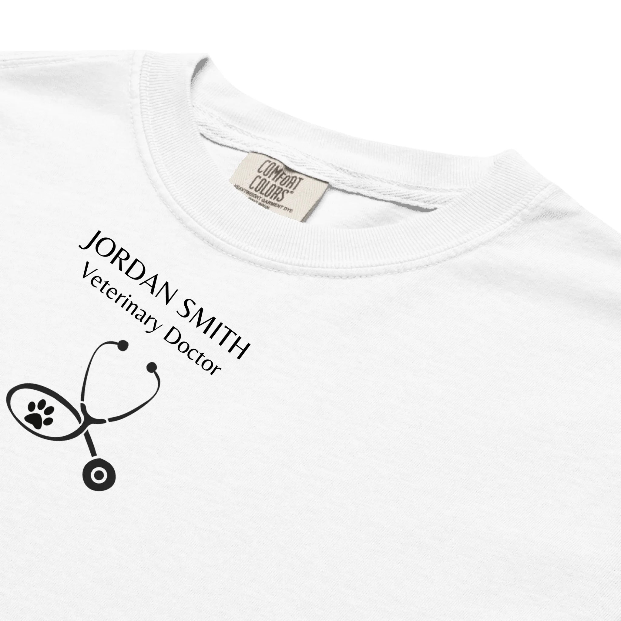 Personalized Veterinarian Shirt - Custom Name Profession Design