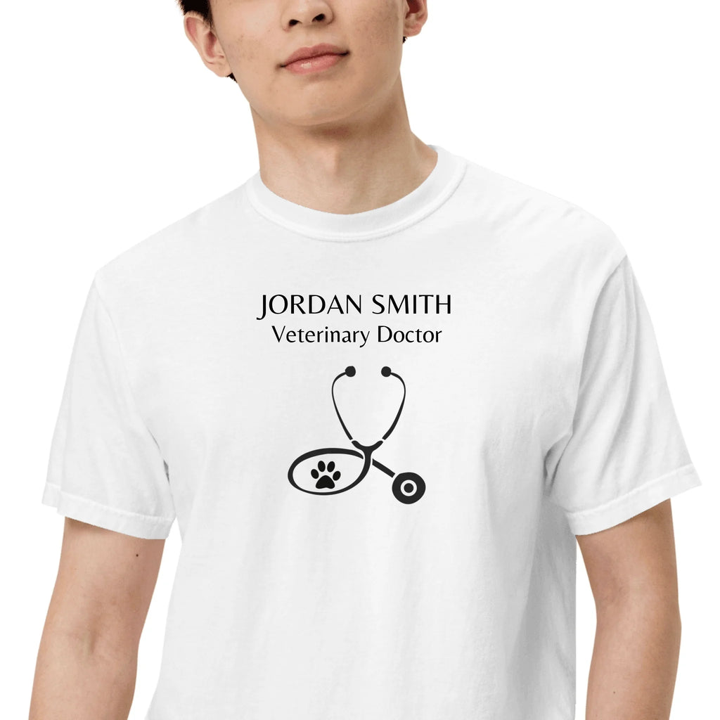 Personalized Veterinarian Shirt - Custom Name Profession Design