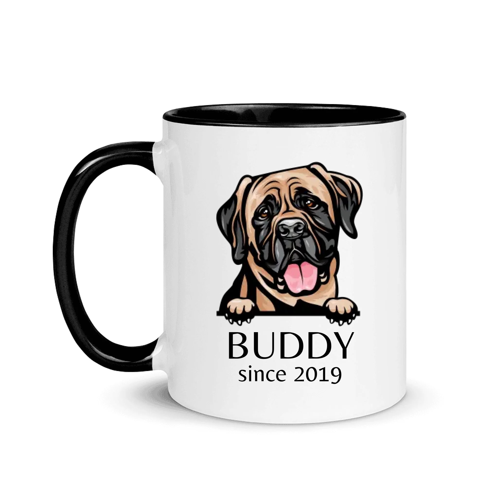 Custom Dog Breed Mug - Personalized Name & Year - Gift for Dog Moms & Dads - 100+ Breeds