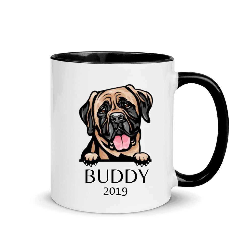 Custom Dog Breed Mug - Personalized Name & Year - Gift for Dog Moms & Dads - 100+ Breeds