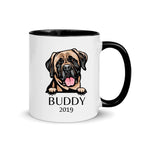 Custom Dog Breed Mug - Personalized Name & Year - Gift for Dog Moms & Dads - 100+ Breeds