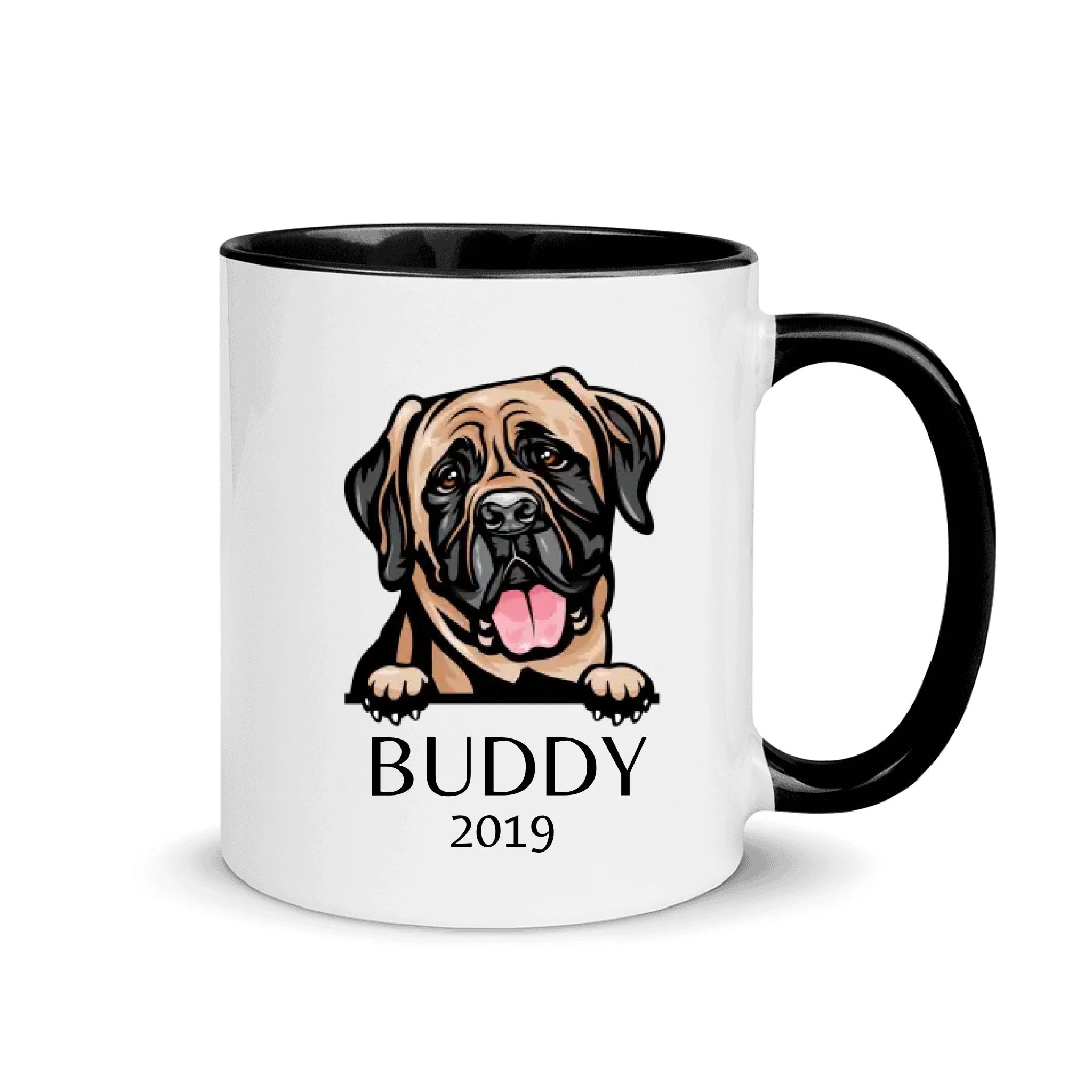 Custom Dog Breed Mug - Personalized Name & Year - Gift for Dog Moms & Dads - 100+ Breeds