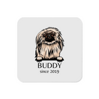 Custom Dog Breed Coasters - Personalized Name & Year - Gift for Dog Parents - 100+ Breeds