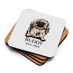 Custom Dog Breed Coasters - Personalized Name & Year - Gift for Dog Parents - 100+ Breeds