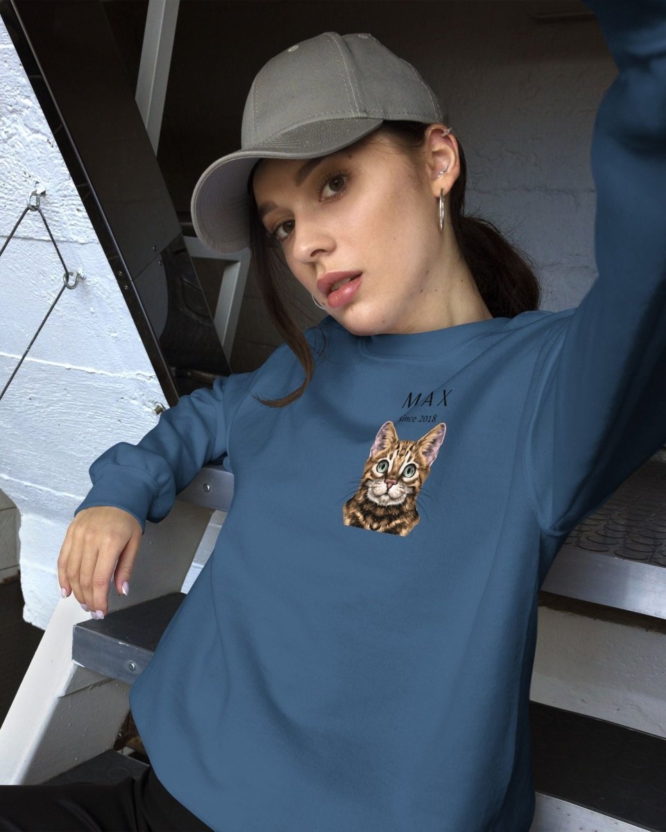 Cat Parent Sweatshirt - Custom 18 Breeds - neleti