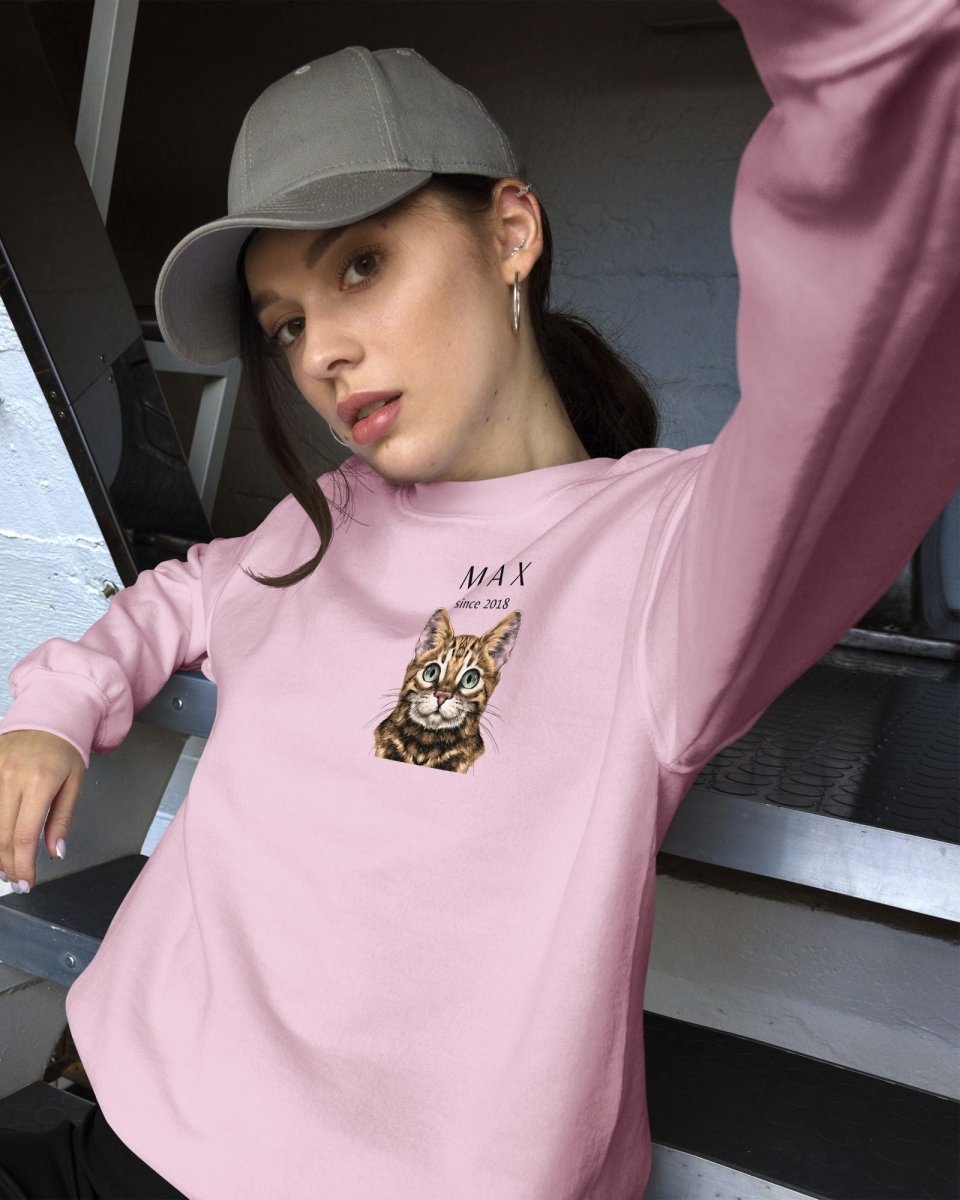 Cat Parent Sweatshirt - Custom 18 Breeds - neleti