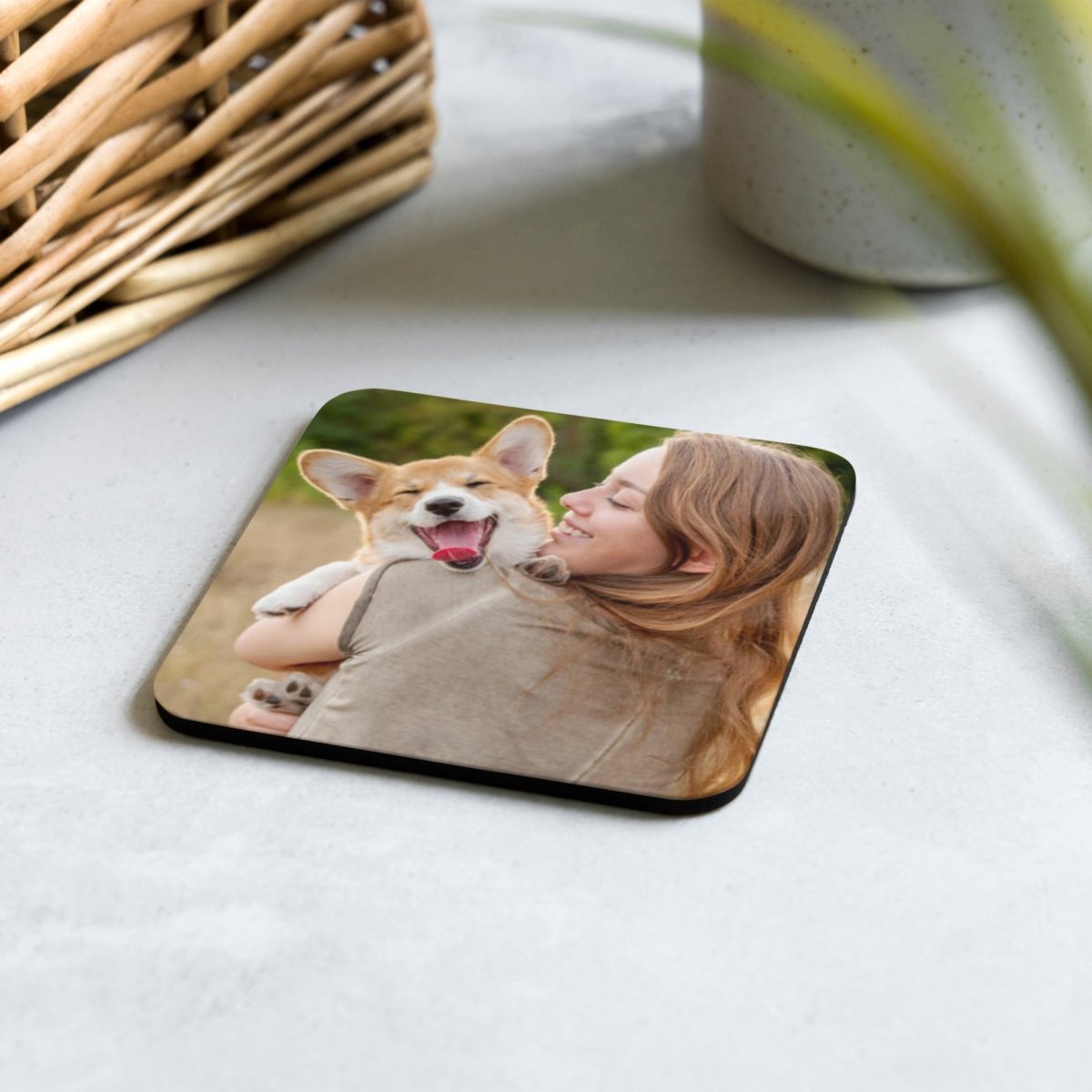 Custom Coaster with Pet Photo - neleti