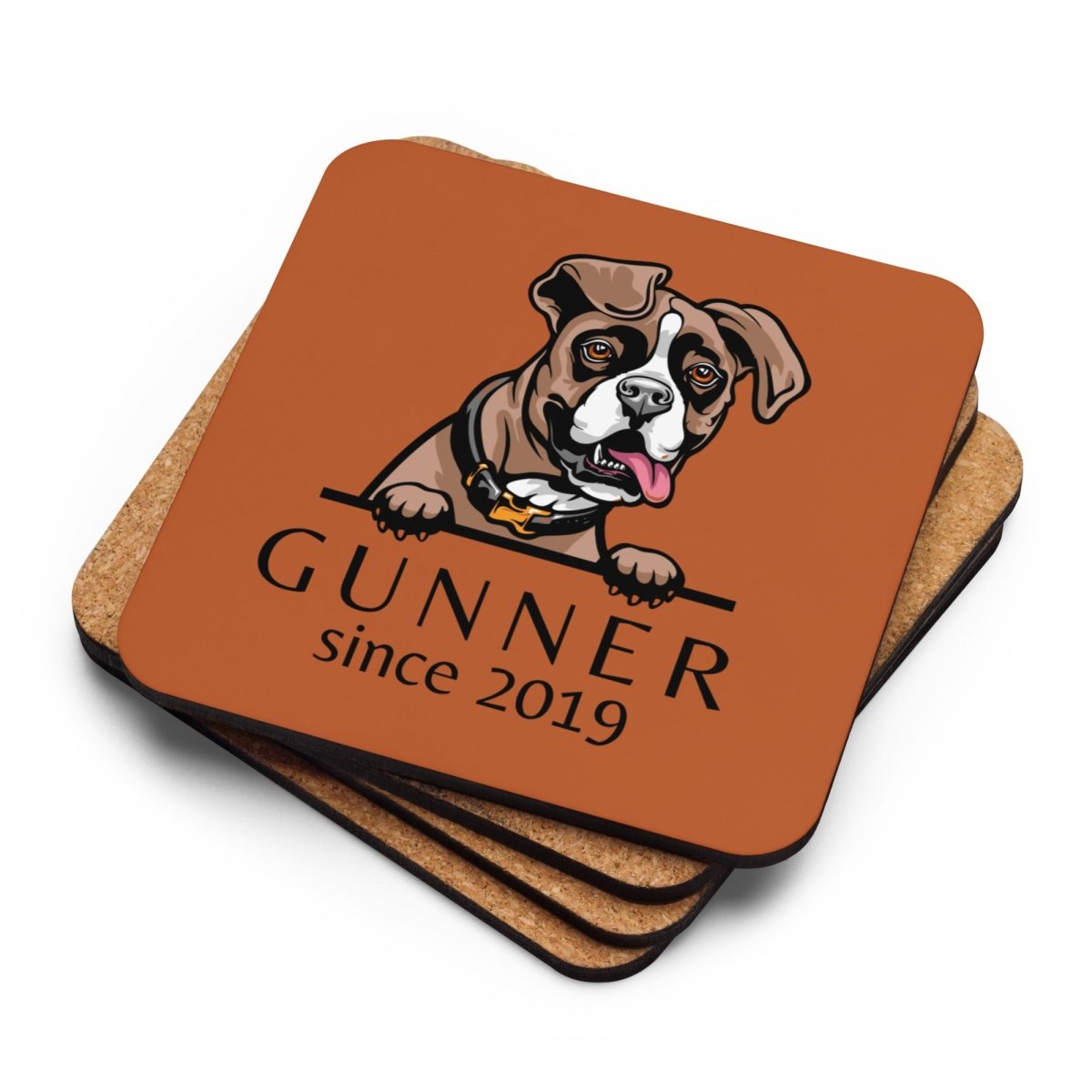 Custom Coasters with Dog Breed Print at Neleti.com - neleti