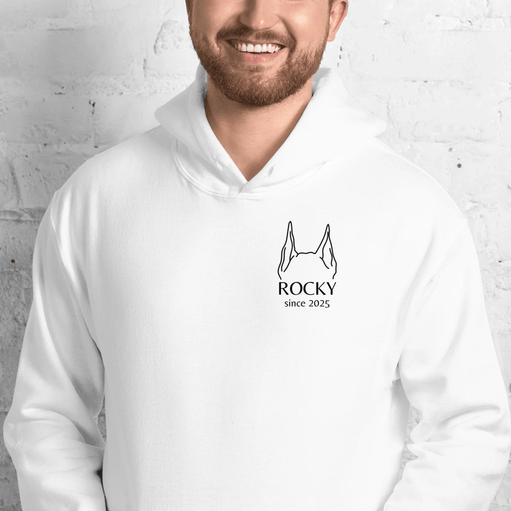 Custom Dog Breed Hoodie - Breed Ears Friend Design - neleti