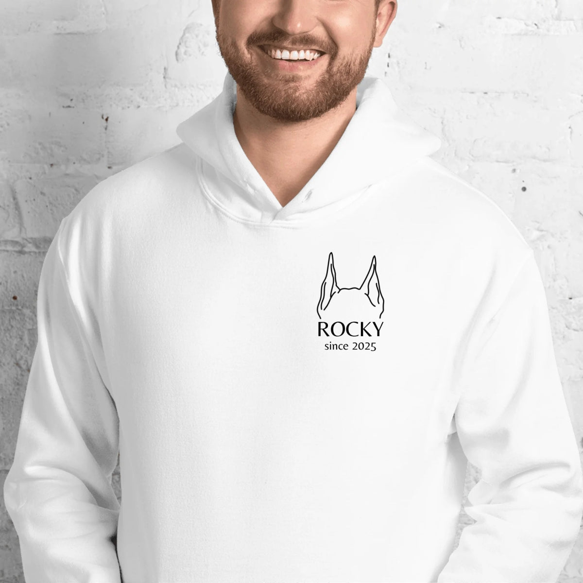 Custom Dog Breed Hoodie - Breed Ears Friend Design - neleti