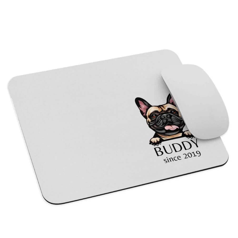 Custom Dog Breed Mousepad - Work Meets Wags Design - neleti