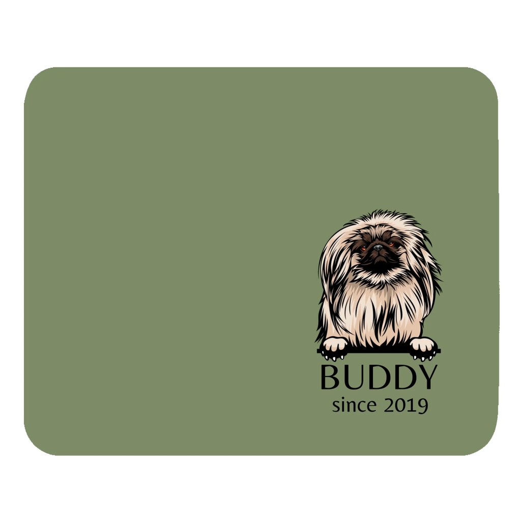 Custom Dog Breed Mousepad - Work Meets Wags Design - neleti