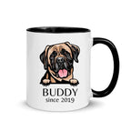 Custom Dog Breed Mug - Personalized Name & Year - Gift for Dog Moms & Dads - 100+ Breeds - neleti
