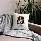 Custom Dog Breed Pillow - Personalized Pet Memorial with Name - neleti