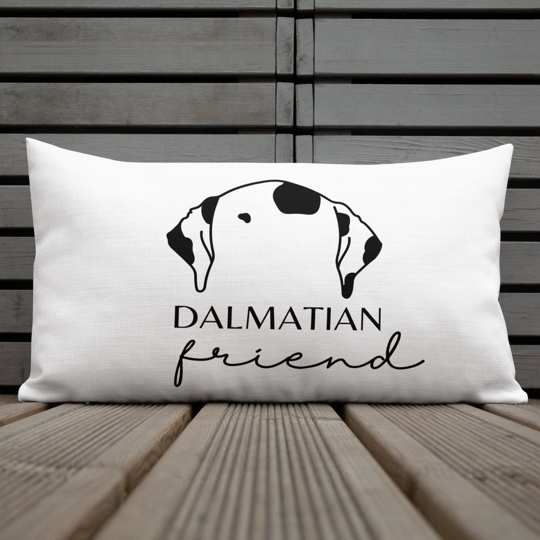 Custom Dog Breed Pillow with Ears - Personalized '[Breed] Friend' Design - neleti