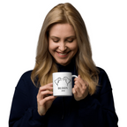 Custom Dog Ears Mug - Personalized Name & Year Coffee Cup for Dog Parents - neleti