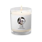 Custom Dog Memorial Candle - Photo & Name 'Forever In Our Hearts' - neleti