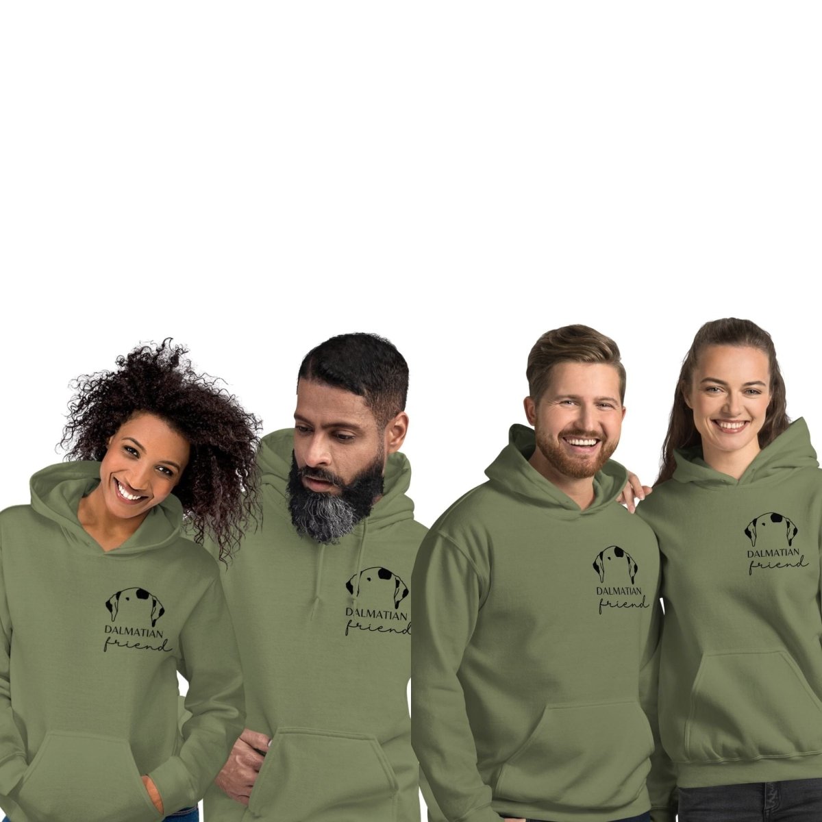 Custom Dog Parent Hoodie - Personalized Breed Ears & Friend Design - neleti