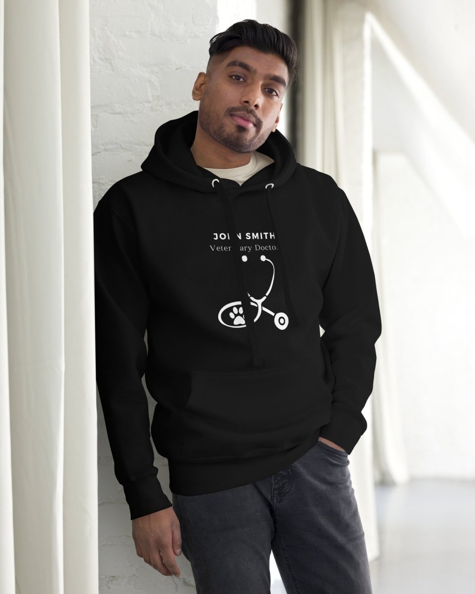 Custom Veterinarian Hoodie - neleti