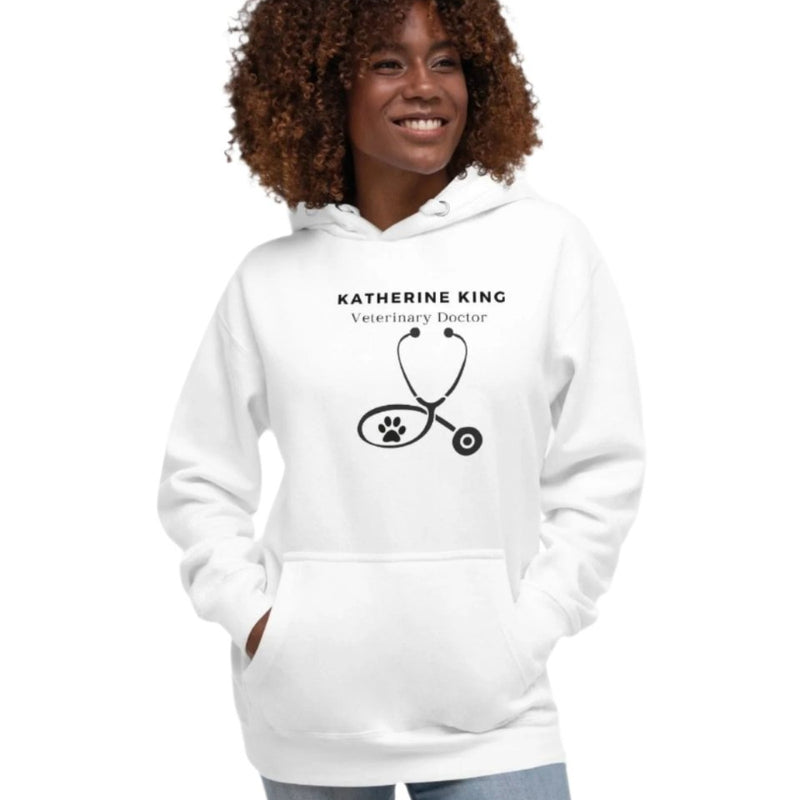 Custom Veterinarian Hoodie - neleti