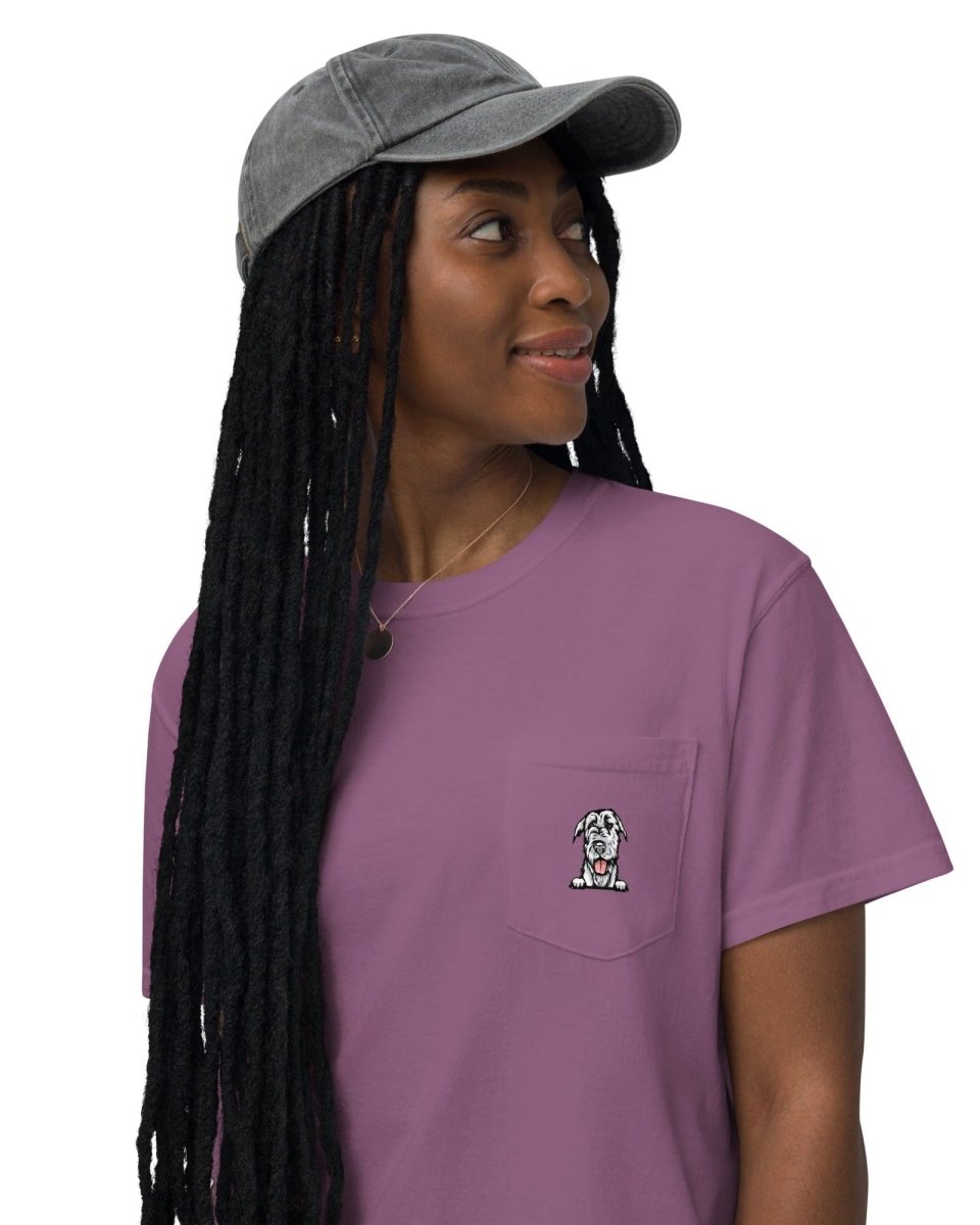 Dog Breed Pocket Shirt - Custom Dog Parent Tee - neleti