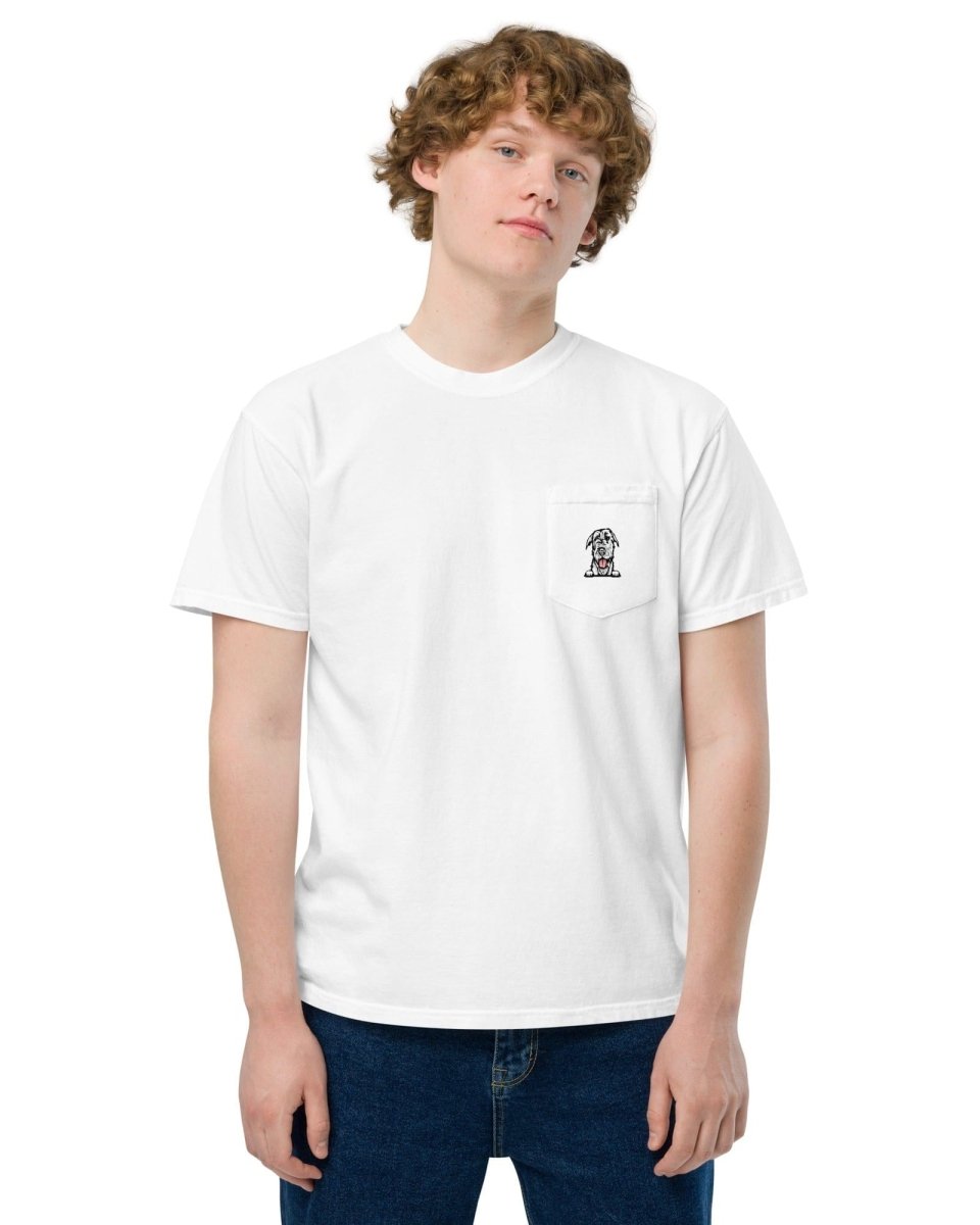 Dog Breed Pocket Shirt - Custom Dog Parent Tee - neleti
