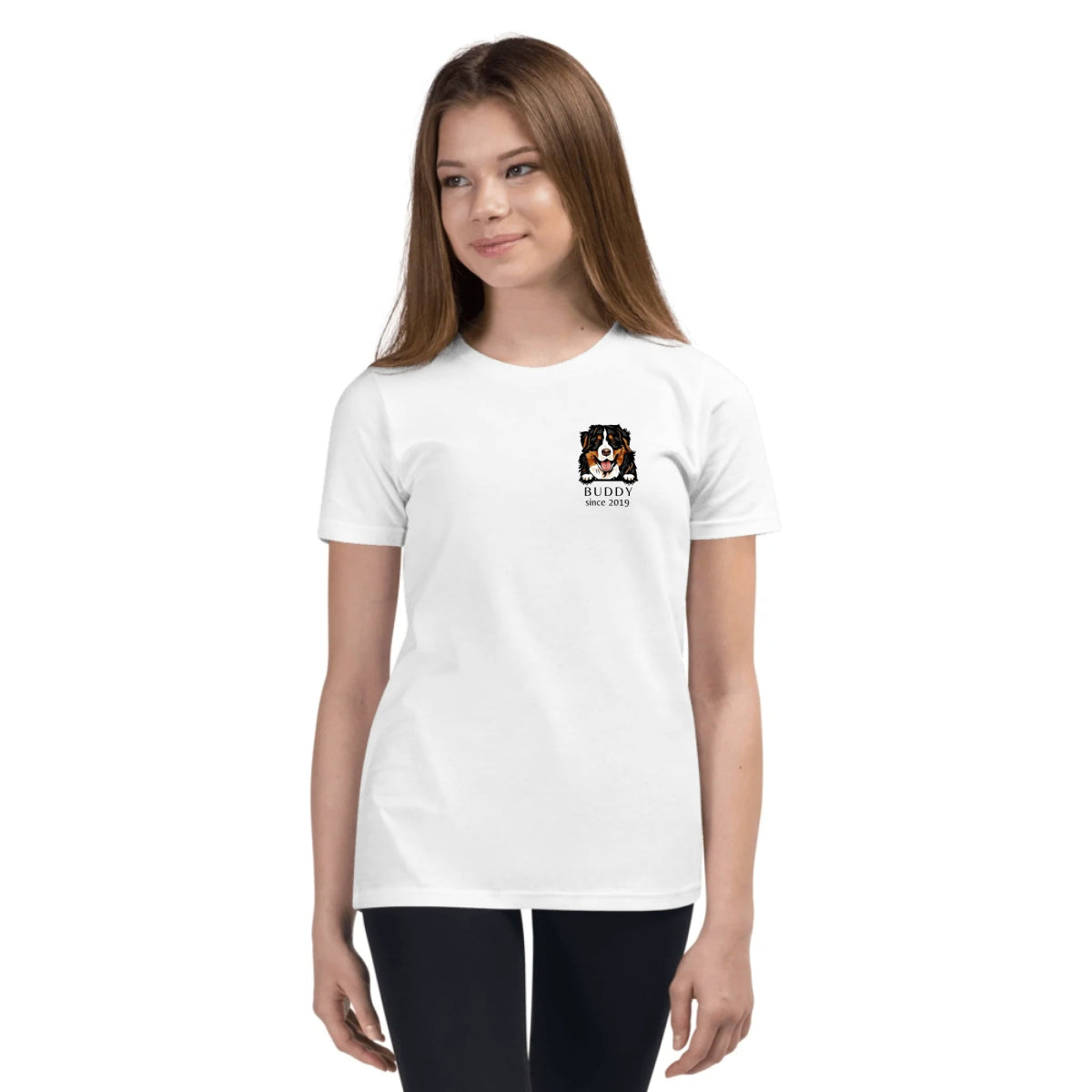 Dog Breed Youth Shirt - Custom Kids Tee with Name & Year - neleti