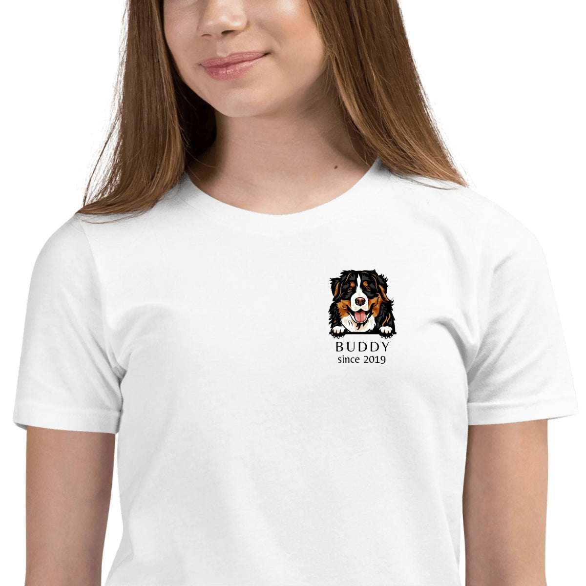 Dog Breed Youth Shirt - Custom Kids Tee with Name & Year - neleti