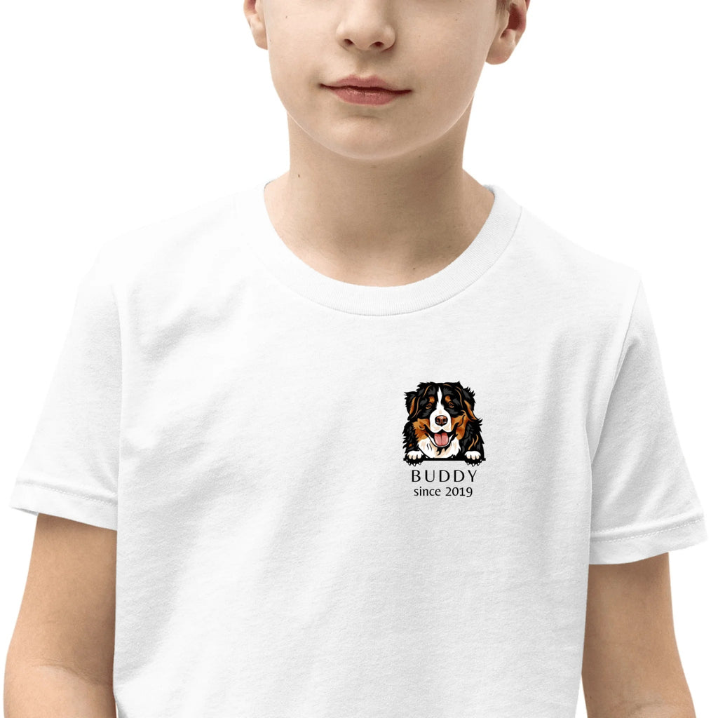 Dog Breed Youth Shirt - Custom Kids Tee with Name & Year - neleti