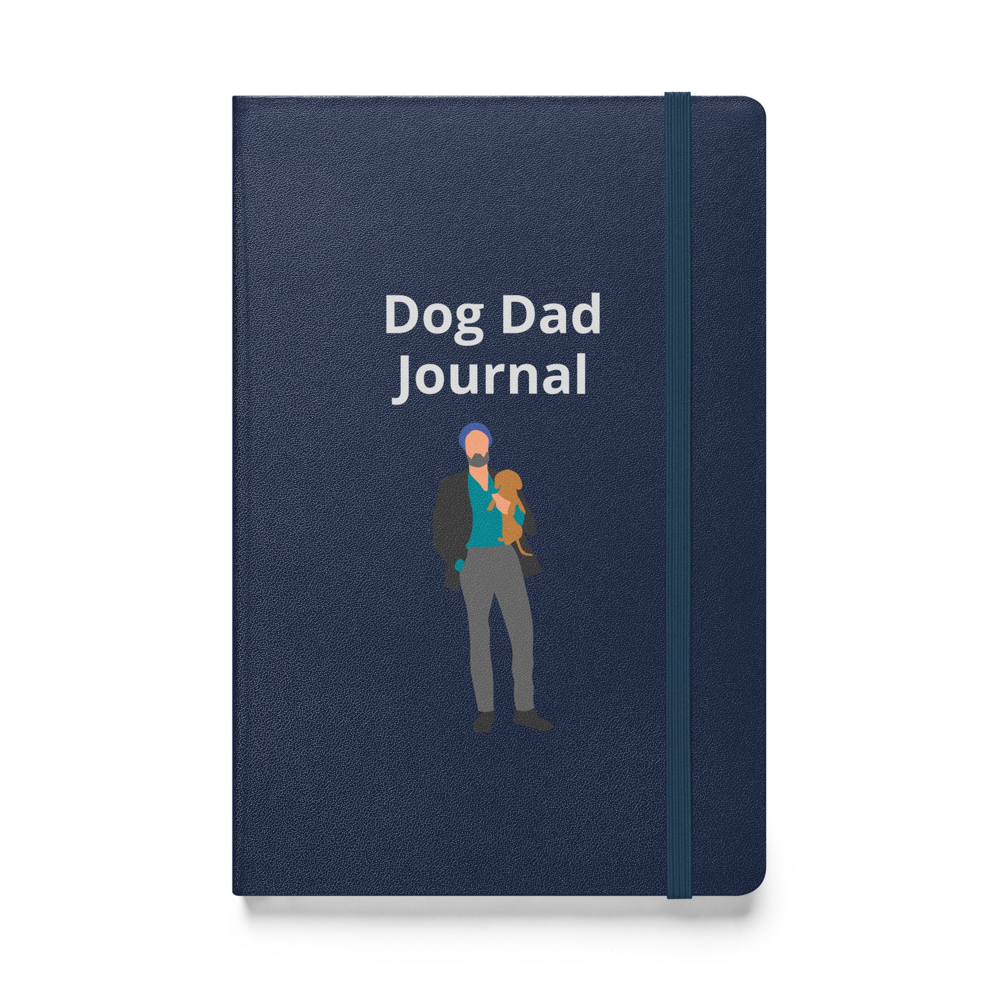 dog-dad-journal-hardcover-bound-notebook-navy-front